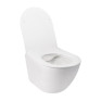 Унітаз підвісний Qtap Jay безобідковий з сідінням Soft-close QT07335176W Унітаз підвісний Qtap Jay безобідковий з сідінням Soft-close QT07335176W