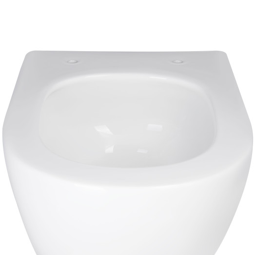 Унитаз подвесной Qtap Jay безободковый Ultra Quiet с сиденьем Soft-close (QT07335177W)