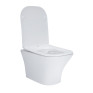 Унитаз подвесной Qtap Presto безободковый с сиденьем Soft-close QT24332615EW Унитаз подвесной Qtap Presto безободковый с сиденьем Soft-close QT24332615EW