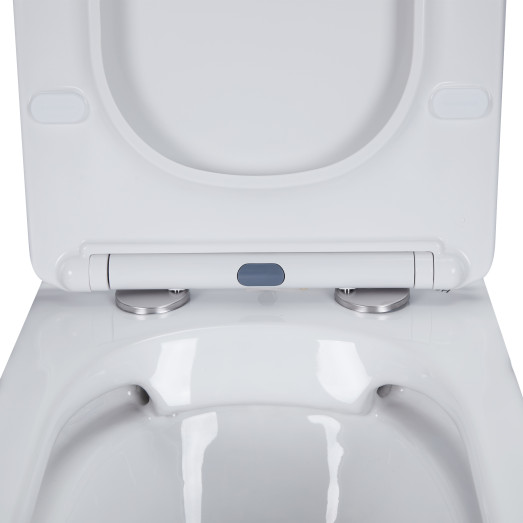 Унитаз подвесной Qtap Presto безободковый с сиденьем Soft-close QT24332615EW Унитаз подвесной Qtap Presto безободковый с сиденьем Soft-close QT24332615EW