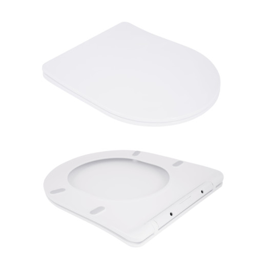 Унитаз подвесной Qtap Robin Mew безободковый с сиденьем Soft-close (QT13332381ASW)