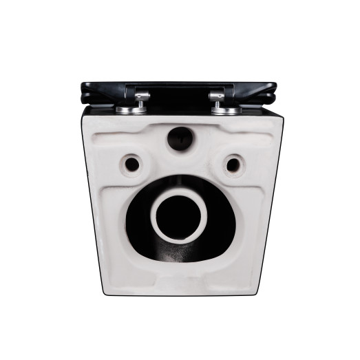 Унитаз подвесной Qtap Robin New безободковый с сиденьем Soft-close QT1333046ENRMB Унитаз подвесной Qtap Robin New безободковый с сиденьем Soft-close QT1333046ENRMB