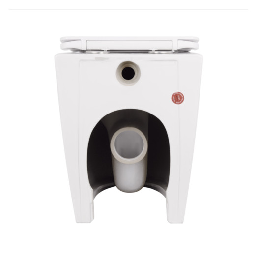 Унитаз подвесной Qtap Robin Ultra Quiet безободковый с сиденьем Soft-close WHITE (QT13332381AW)