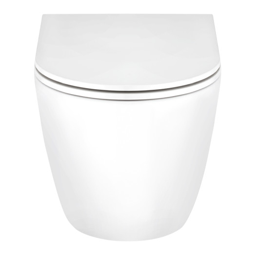 Унитаз подвесной Qtap Scorpio безободковый с сиденьем Soft-close QT1433053ERW