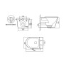 Унитаз подвесной Qtap Scorpio безободковый Ultra Quiet с сиденьем Soft-close (QT14332380ASW)