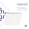 Унитаз подвесной Qtap Scorpio безободковый Ultra Quiet с сиденьем Soft-close (QT14332380AW)