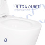 Унитаз подвесной Qtap Scorpio безободковый Ultra Quiet с сиденьем Soft-close (QT14332380AW)