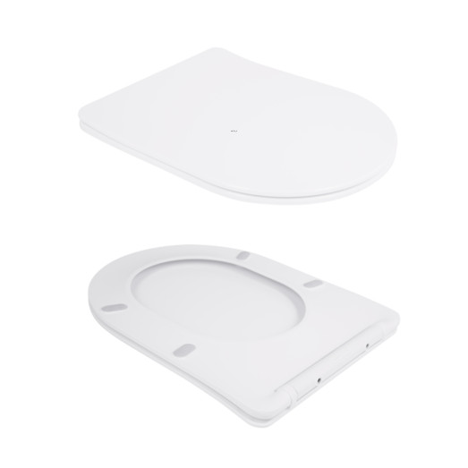 Унитаз подвесной Qtap Scorpio безободковый Ultra Quiet с сиденьем Soft-close (QT14332380AW)