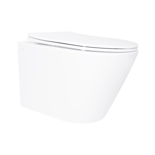 Унитаз подвесной Qtap Swan безободковый с сиденьем Soft-close (QT16335180W)