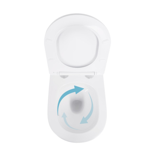 Унитаз подвесной Qtap Swan безободковый с сиденьем Soft-close (QT16335180W)