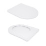 Унитаз подвесной Qtap Swan безободковый с сиденьем Soft-close (QT16335180W)