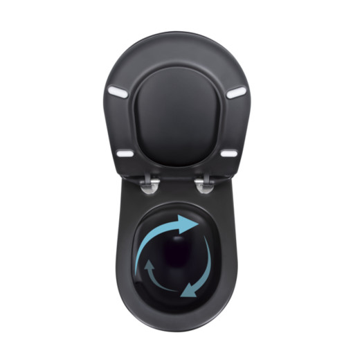 Унитаз подвесной Qtap Taurus безободковый с сиденьем Soft-close (QT2433084EUQMB)