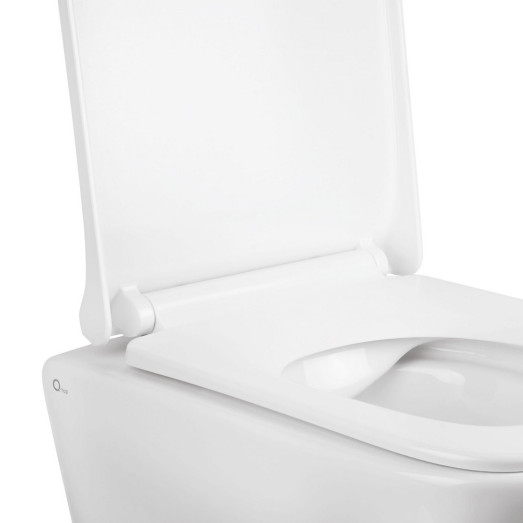 Унітаз підвісний Qtap Tern безобідковий з сідінням Soft-close QT1733052ERW Унітаз підвісний Qtap Tern безобідковий з сідінням Soft-close QT1733052ERW
