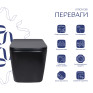 Унитаз подвесной Qtap Tern New Ultra Quiet безободковый с сиденьем Soft-close MATT BLACK (QT17332303ASMB)
