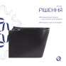 Унитаз подвесной Qtap Tern New Ultra Quiet безободковый с сиденьем Soft-close MATT BLACK (QT17332303ASMB)