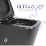 Унитаз подвесной Qtap Tern New Ultra Quiet безободковый с сиденьем Soft-close MATT BLACK (QT17332303ASMB)