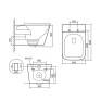 Унитаз подвесной Qtap Tern Ultra Quiet безободковый с сиденьем Soft-close WHITE (QT17332303AW)