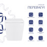 Унитаз подвесной Qtap Tern Ultra Quiet безободковый с сиденьем Soft-close WHITE (QT17332303AW)