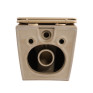 Унитаз подвесной Qtap Robin Ultra Quiet Beige с сиденьем Soft-close (QT13332381ASSB)