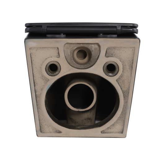 Унитаз подвесной Qtap Robin Ultra Quiet Anthracite с сиденьем Soft-close (QT13332381ASAN)