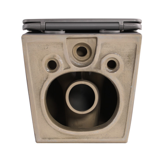 Унитаз подвесной Qtap Robin Ultra Quiet Stone Grey с сиденьем Slim Soft-close (QT13332381АSSG)