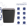 Унитаз подвесной Qtap Tern Ultra Quiet Anthracite с сиденьем Soft-close (QT17332303ASAN)