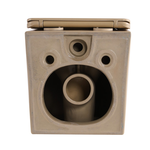 Унитаз подвесной Qtap Tern Ultra Quiet Beige с сиденьем Soft-close (QT17332303ASSB)