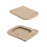 Унитаз подвесной Qtap Tern Ultra Quiet Beige с сиденьем Soft-close (QT17332303ASSB)