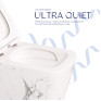 Унитаз подвесной Qtap Tern Ultra Quiet Marble с сиденьем Soft-close (QT17332303ASMR)
