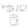 Унитаз подвесной Qtap Tern Ultra Quiet Stone Grey с сиденьем Soft-close (QT17332303ASSG)