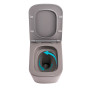 Унитаз подвесной Qtap Tern Ultra Quiet Stone Grey с сиденьем Soft-close (QT17332303ASSG)