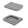 Унитаз подвесной Qtap Tern Ultra Quiet Stone Grey с сиденьем Soft-close (QT17332303ASSG)