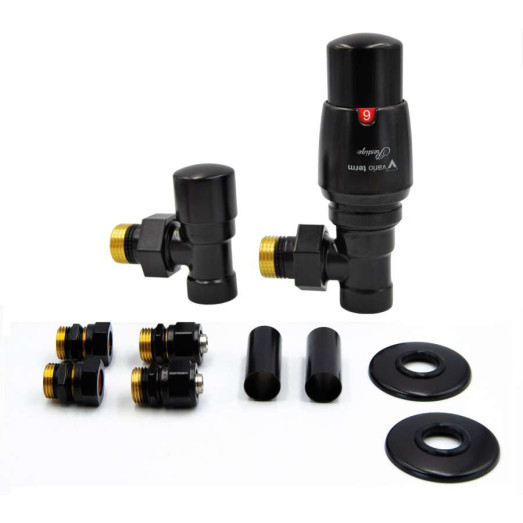 Vario Term ROYAL All In One кутовий, матовий чорний (AROGS0224CFK(Cu))