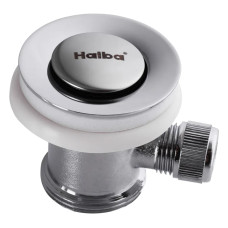 Рычажный донный клапан для умывальника Haiba POP-UP с переливом (Цвет хром) 1 1/4'' (AC0019)