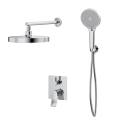 Вбудована душова система Haiba Bolero 003 (INNER) зі змішувачем та тропічним душем (HB9640)