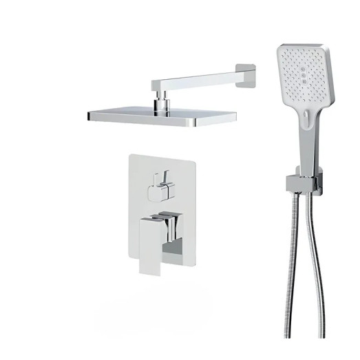 Встроенная душевая система Haiba Gaudi 003 (INNER) с смесителем и тропическим душем (HB9644)