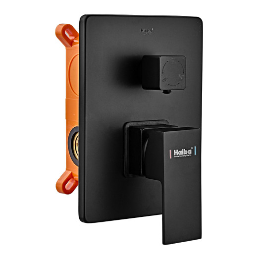 Встроенная душевая система Haiba Kubus 009 (Inner) Black (HB3949)