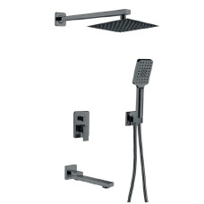 Встроенная душевая система Haiba KUBUS 009 (INNER) GRAPHITE (HB9630)