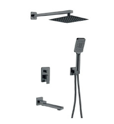 Встроенная душевая система Haiba KUBUS 009 (INNER) GRAPHITE (HB9630)