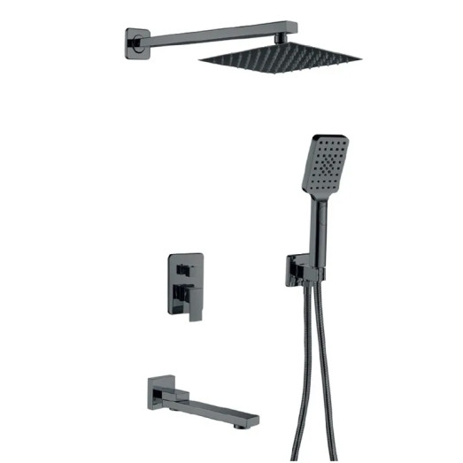 Встроенная душевая система Haiba KUBUS 009 (INNER) GRAPHITE (HB9630)