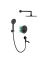 Вбудована душова система з термостатом Koer KB-67012-05 чорна (KR4729)