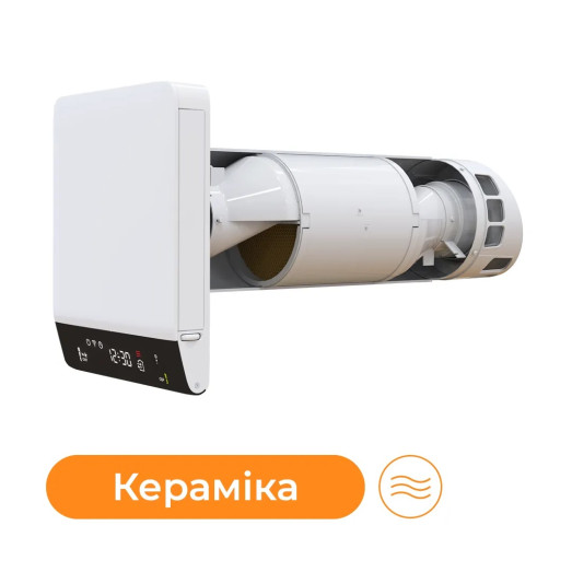 Рекуператор Вентс Breezy Eco 160-E L055 (для стін 450-550 мм)