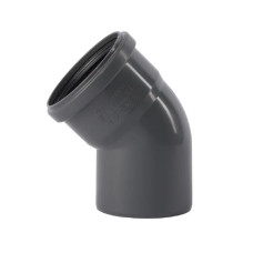 Отвод канализационный Ostendorf HT Safe 90 мм 45° (174120)
