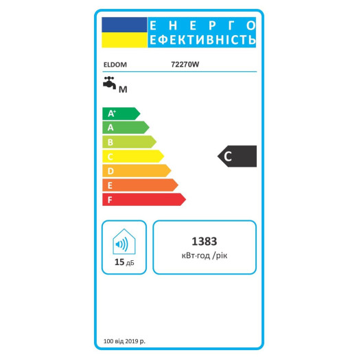 Бойлер Eldom Style 100 2,0 kW 72270W