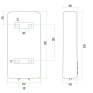 Бойлер Thermo Alliance 30 л плоский вертикальный, сухой ТЭН 2 кВт (DT30V20GPDD2)