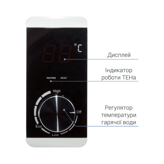 Бойлер Thermo Alliance 50 л вертикальный, сухой ТЭН 2,0 кВт (D50V20J2DK)