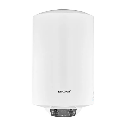 Водонагреватель «Цилиндр» MIXXUS EWH-08080 ROUND DRY накопительный 80 л, сухой тэн 2 kW (WH0609)