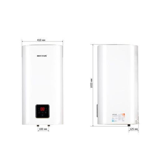 Водонагреватель «Квадрат» Mixxus EWH-15100 CUBE DRY накопительный 100 л, сухой тэн 2,0 kW (WH0619)