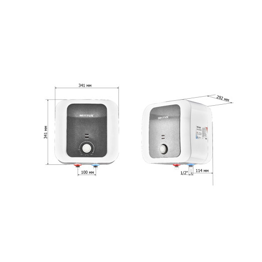 Водонагреватель «Над мойкой» MIXXUS EWH-1110 SMALL OVER накопительный 10л, мокрый тэн 1,5kW (WH0606)