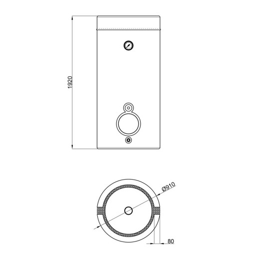 Бойлер непрямого нагріву Thermo Alliance KTA-750 DUO (KTA750DUO)